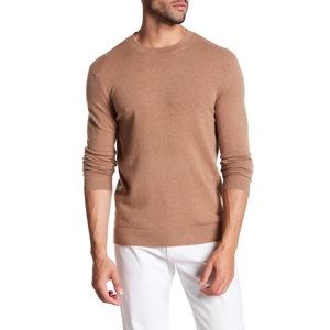 Theory Donners Cashmere Sweater Rich Camel